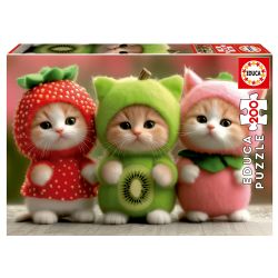 EDUCA CASSE-TÊTES 200 PIÈCES - CHATONS FRUITÉS #20496